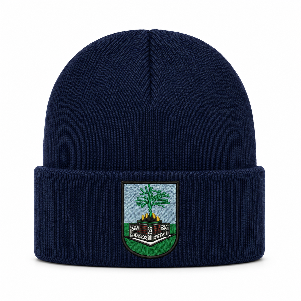 Scoil An Athar Tadhg School Personalised Embroidered Beanie – School Crest & Initials