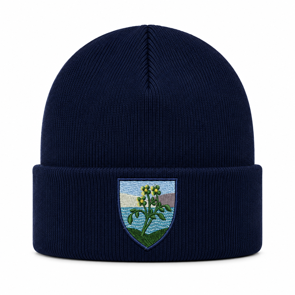 Watergrasshill National School Personalised Embroidered Beanie – School Crest & Initials