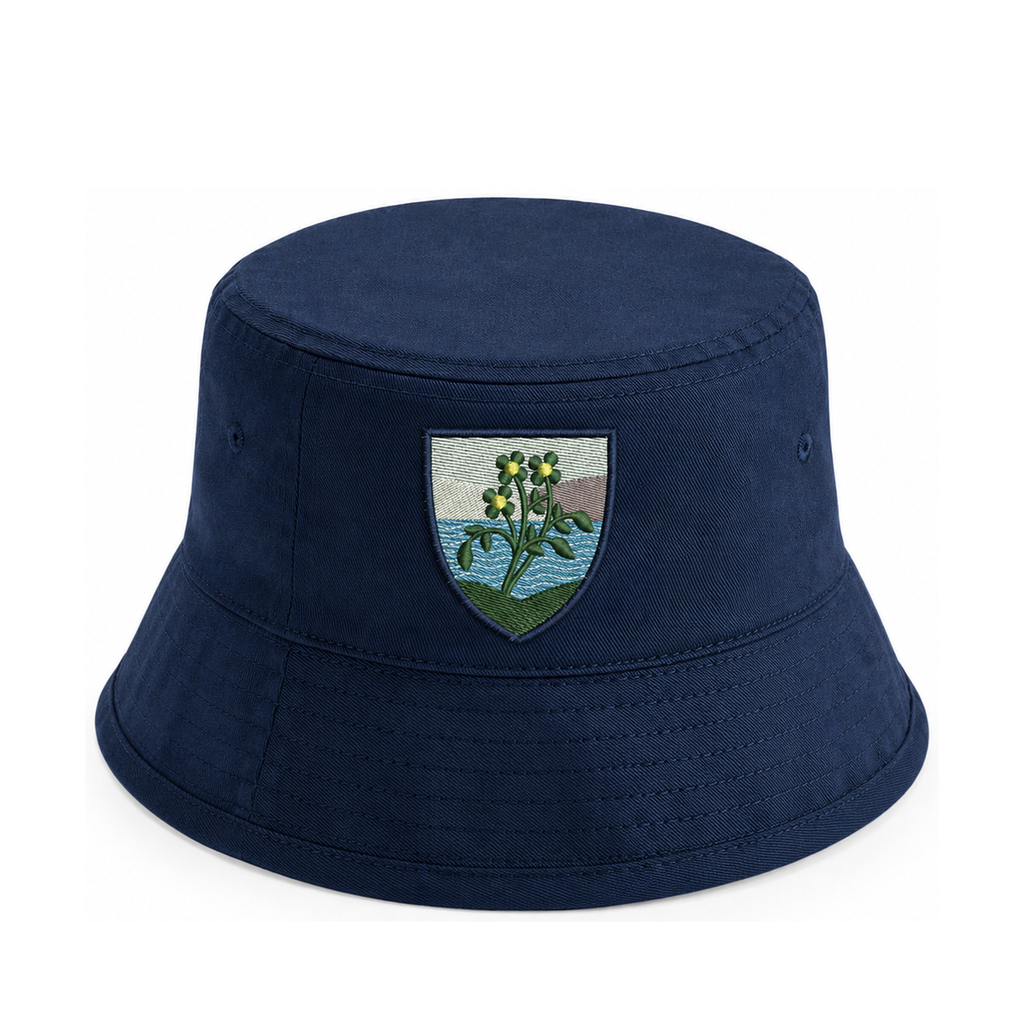 Watergrasshill National School Personalised Embroidered Bucket Hat – School Crest & Initials