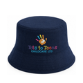 Tots to Teens Childcare Personalised Embroidered Bucket Hat – School Crest & Initials